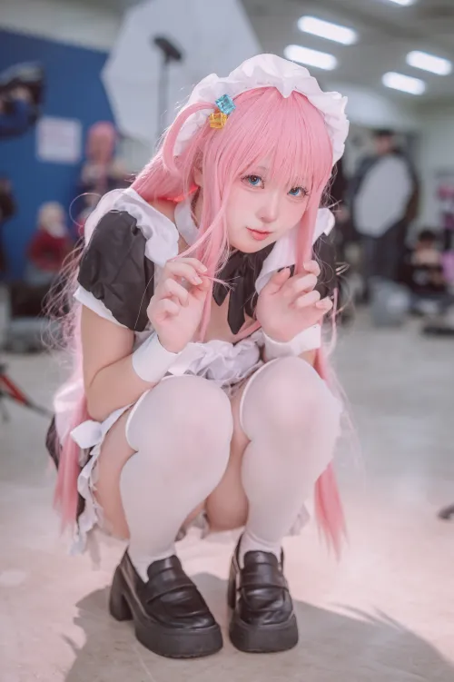 @Erukakundayo - Bocchi the rock maid Cosplay