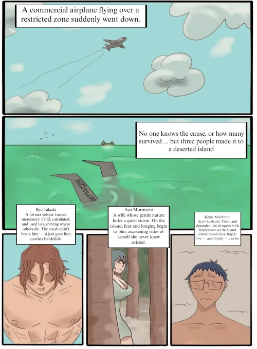 Esposa perdida na ilha, quem deveria encontrar ela primeiro (mangá ntr autoral)