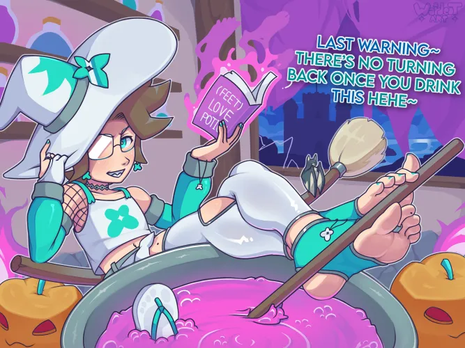 Happy Halloween, everyone! Just putting the final touch on that love potion I told you about… hehe~ 🎃🧪(wardeotart)