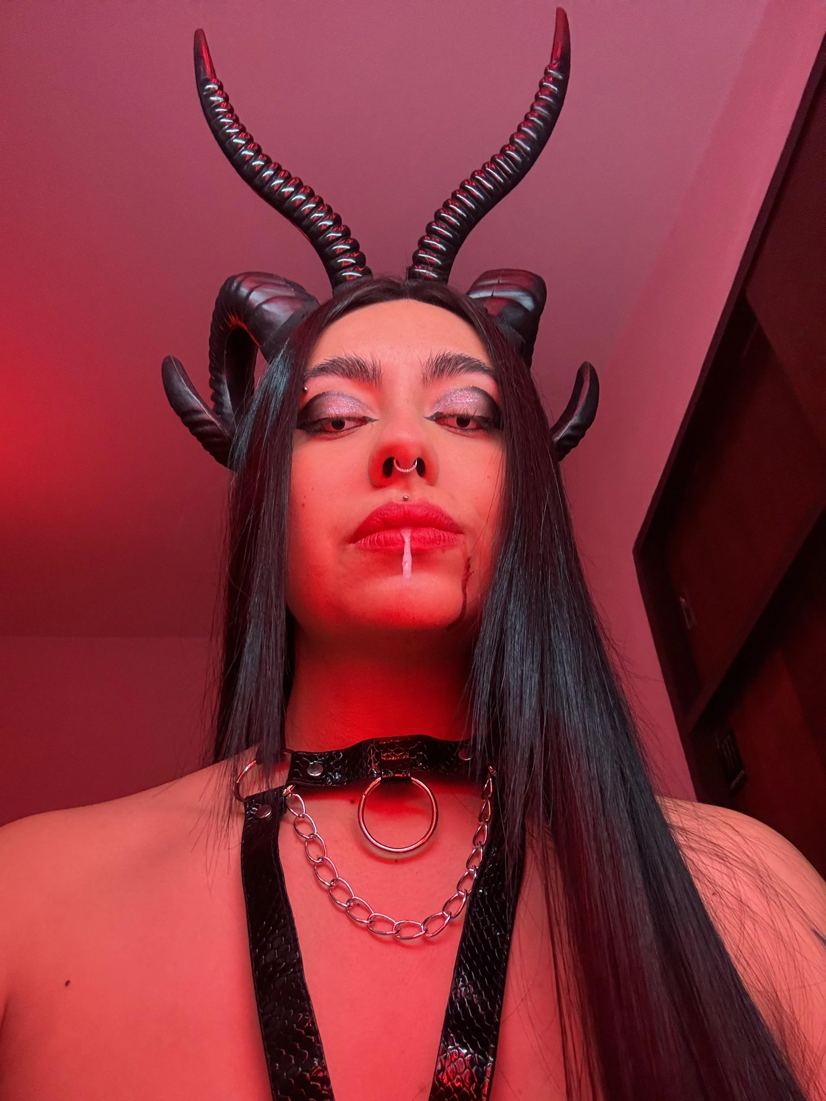 Mommy has something for you, open your mouth