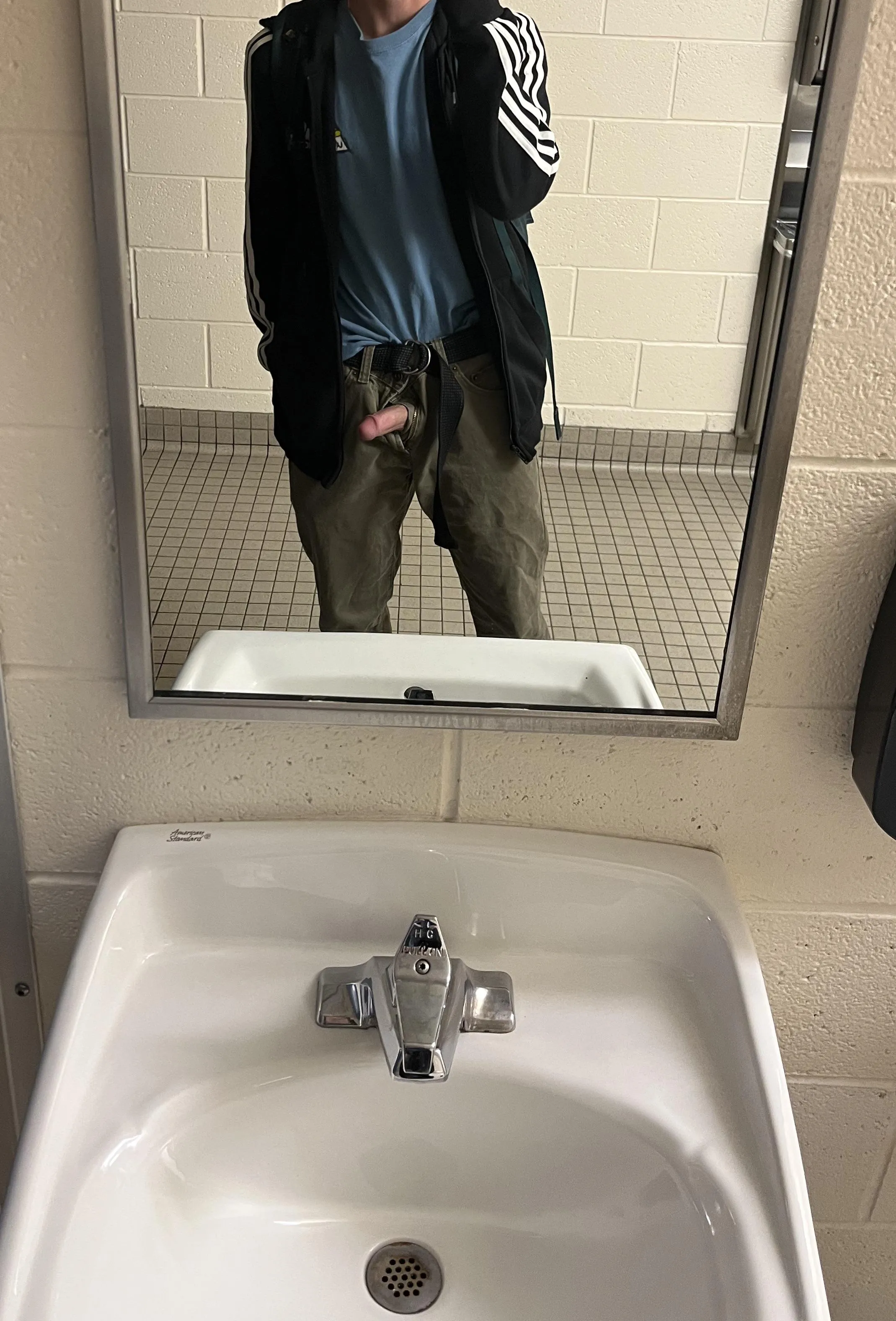 Nobody on campus walked around the halls