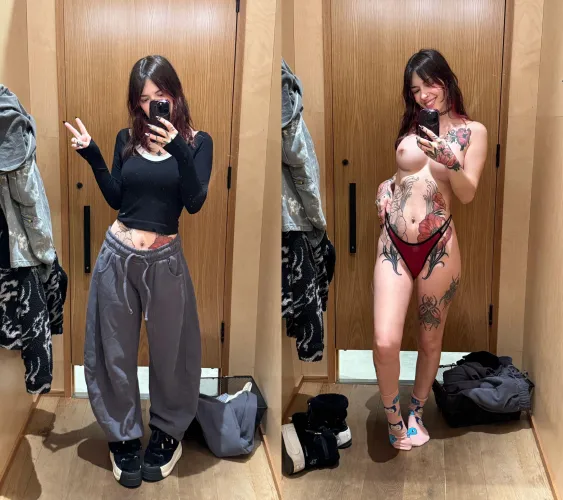 went shopping yesterday