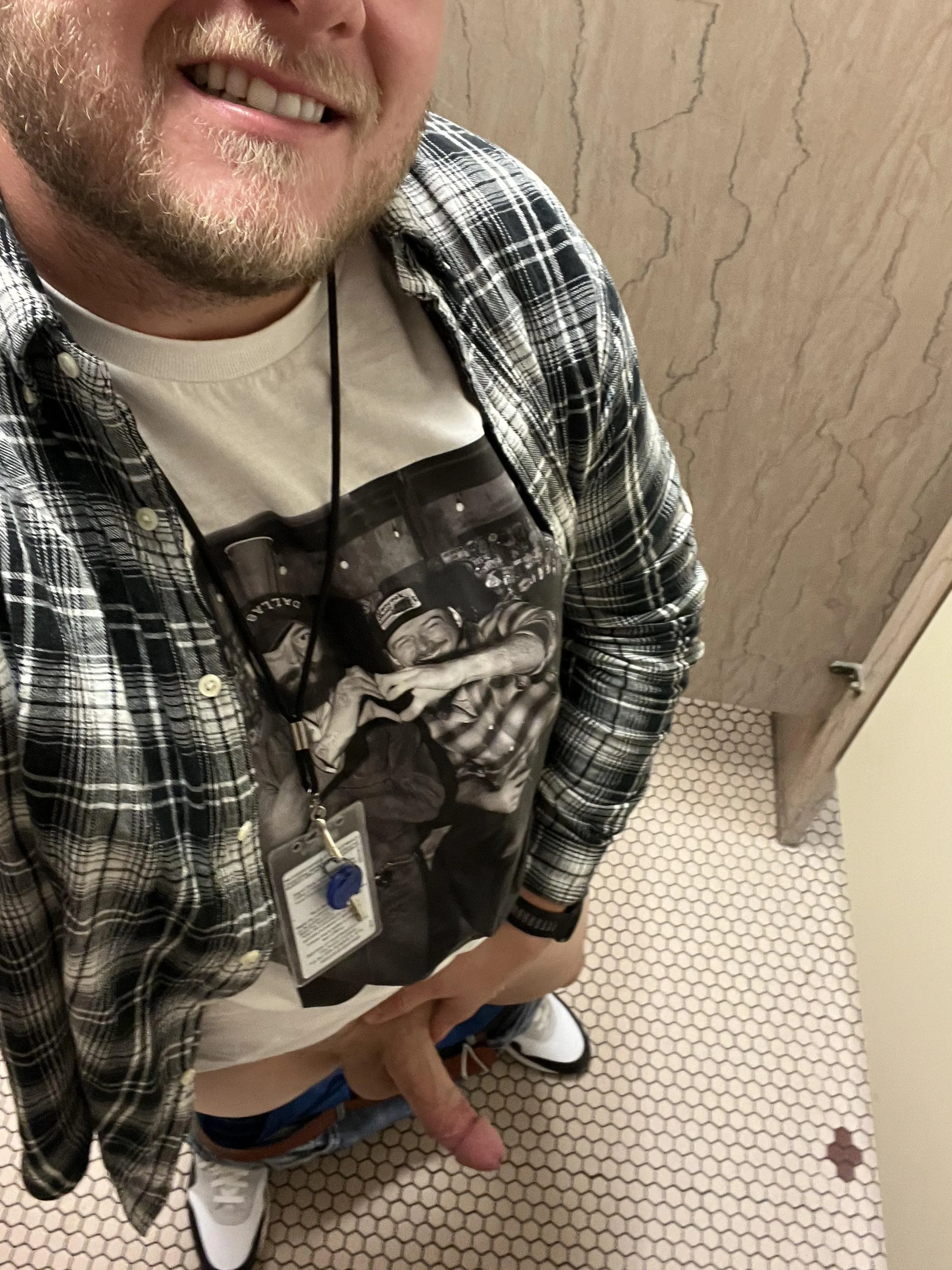 Average chubby working man