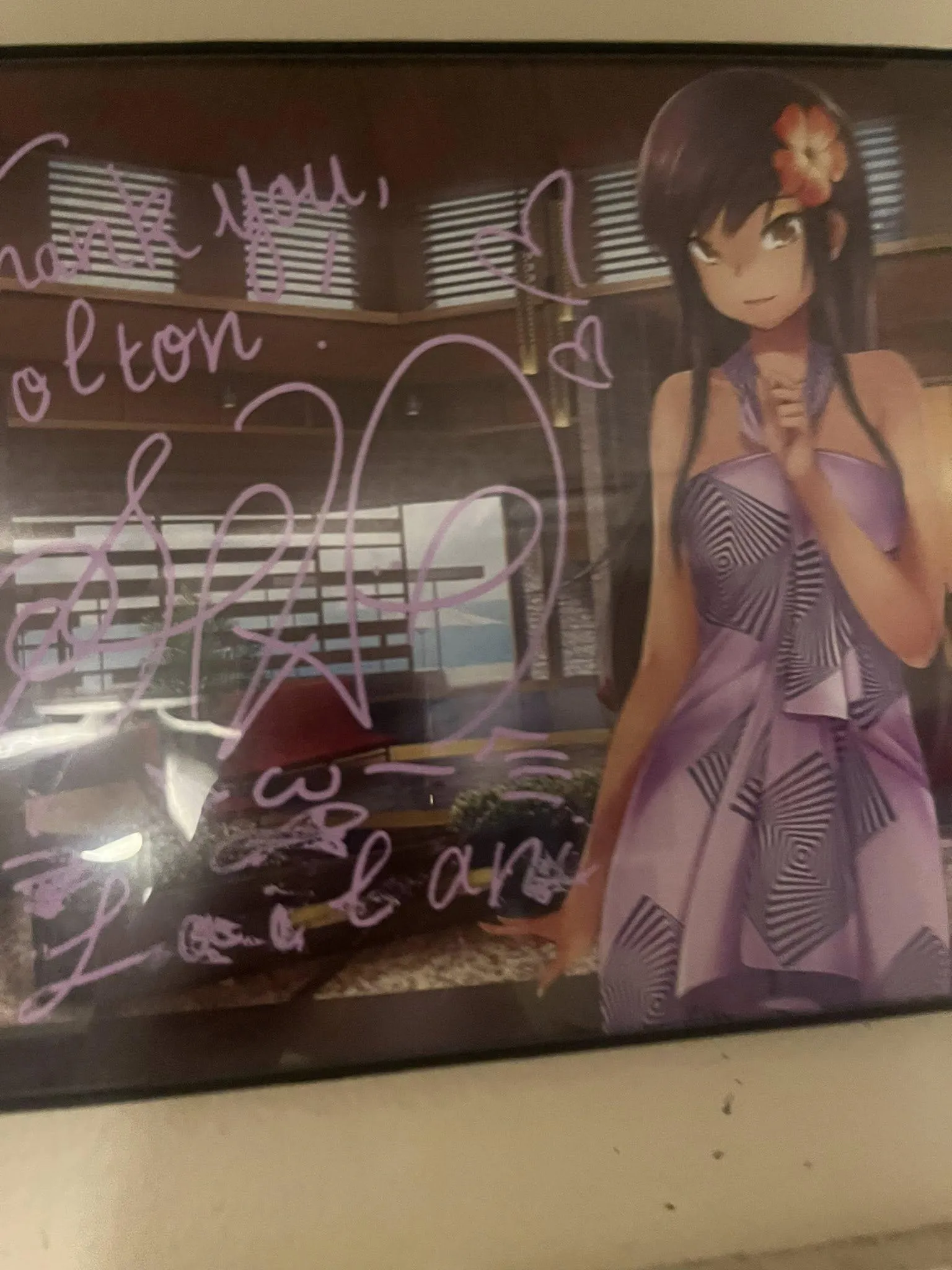 I got to meet Sarah Wiedenheft, the voice of Celeste from HuniePop 1 and Lailani from HuniePop 2