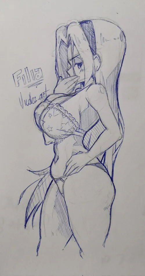 Lingerie Pre-Samson Filia (by @VicdezArt on 𝕏)