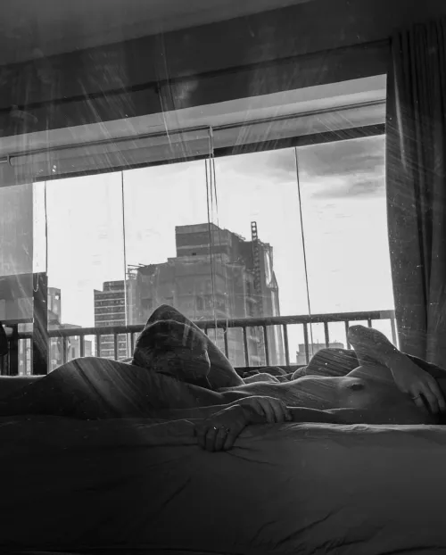 No one is mad at you. That's just an echo from how you grew up. You're safe. You can let go. You are safe with me.