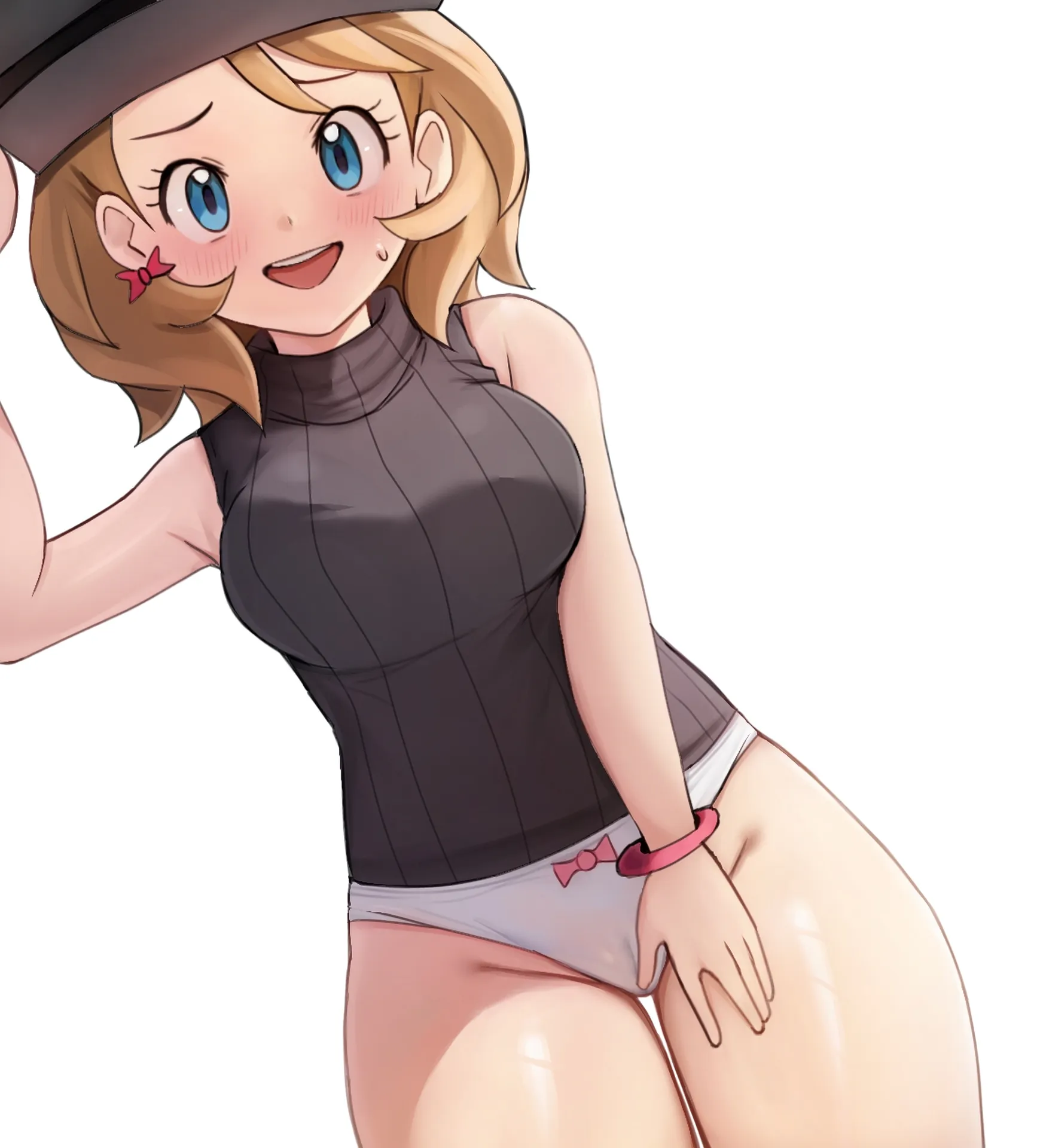 Serena wears transparent [Pokémon XYZ]
