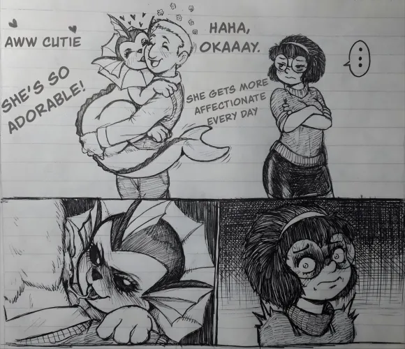 When she wants to show off