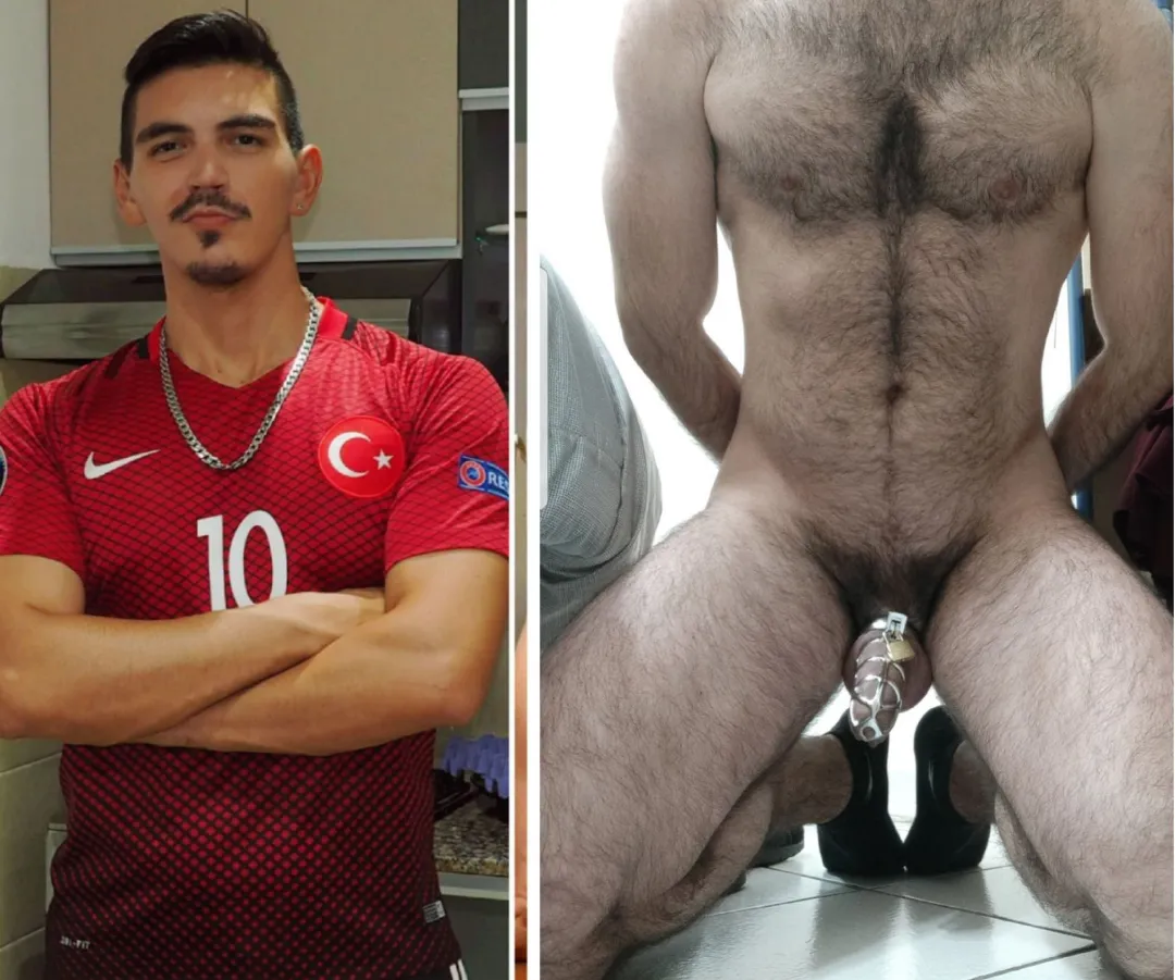 People tell me I look like an alpha, but underneath my clothes I'm just a submissive man in chastity.