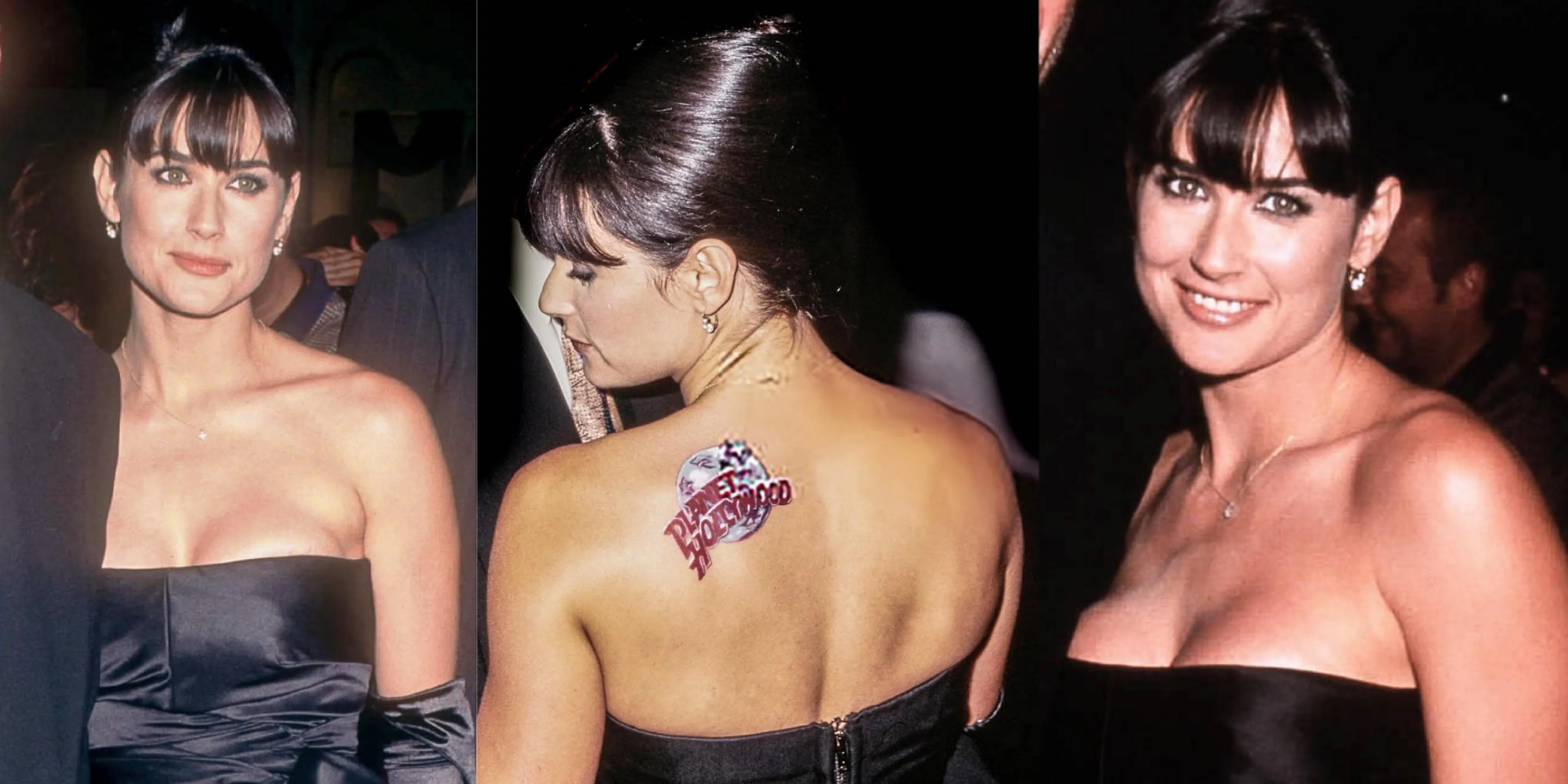 Demi Moore in September 1995 during the middle of filming Striptease