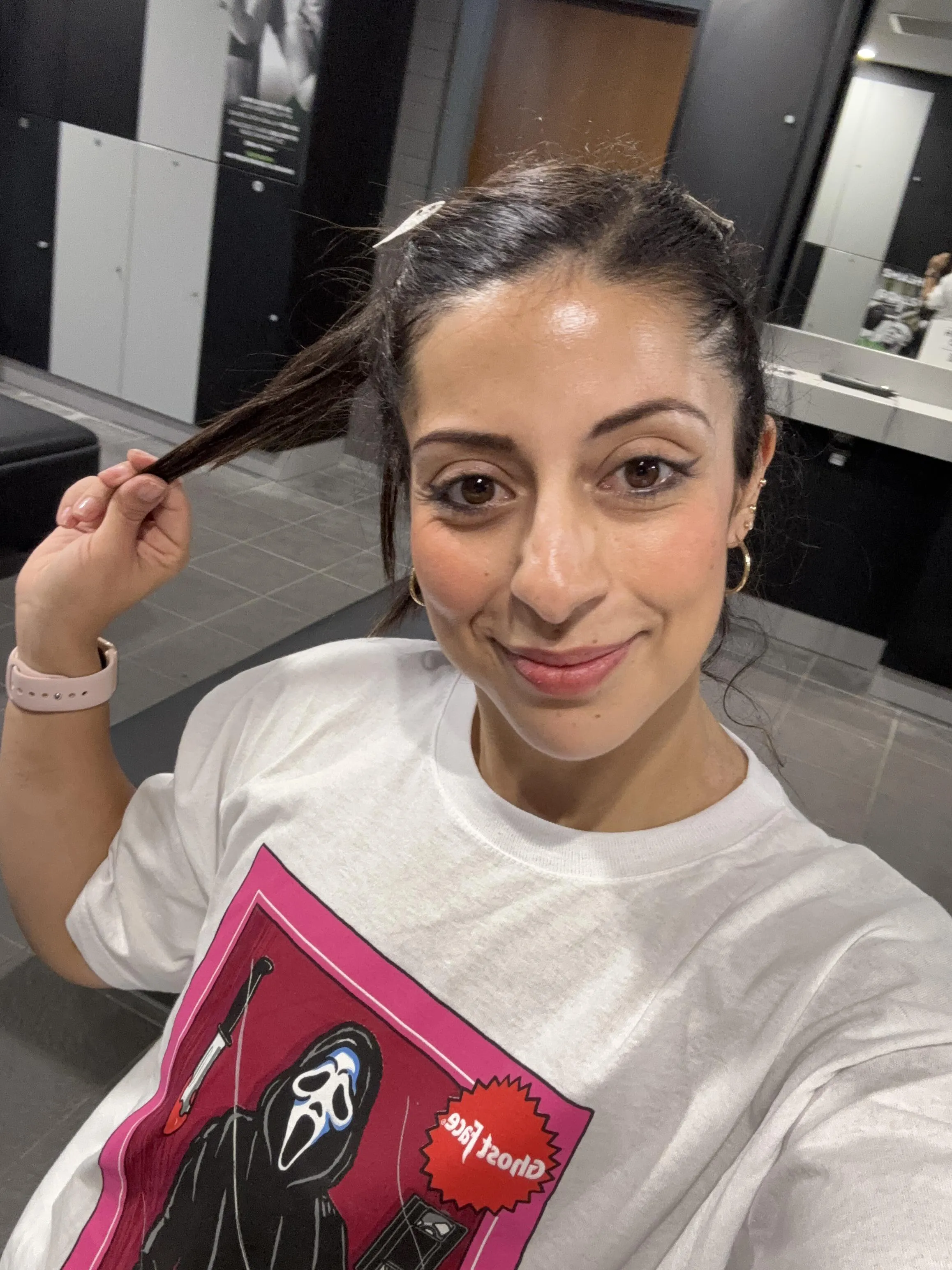 That sweaty post gym glow