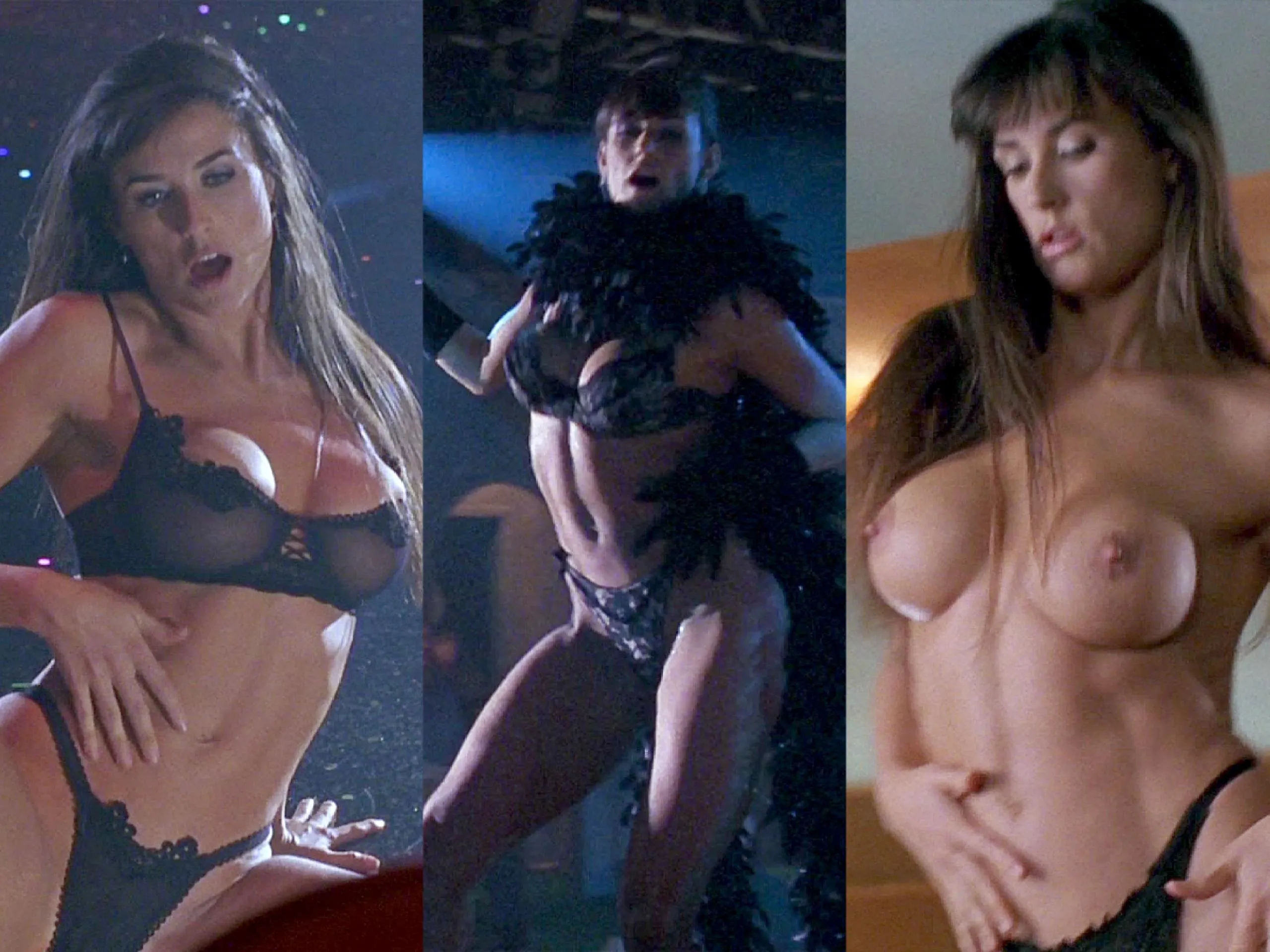 Which moment best showed off her incredible midsection?