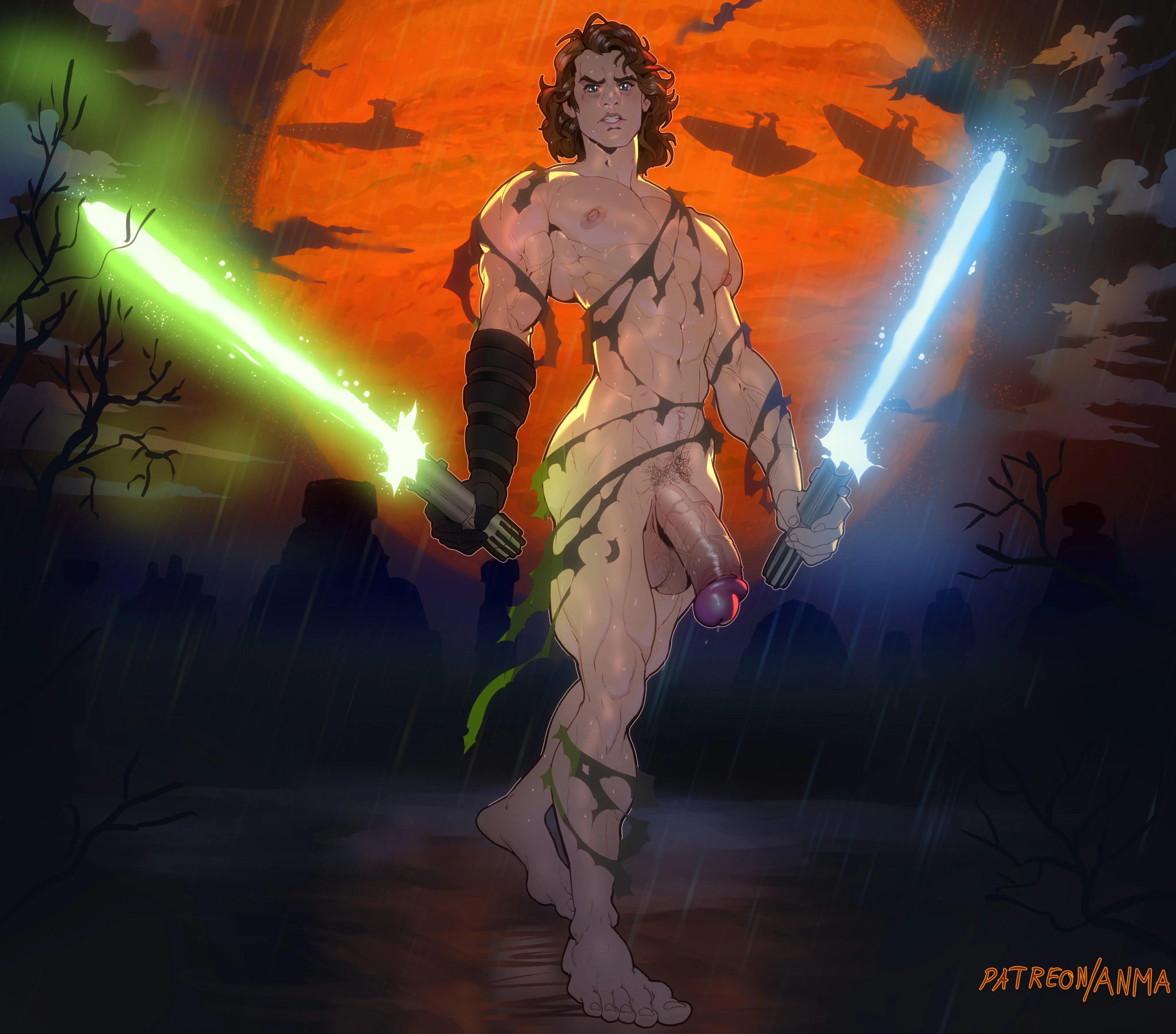 Anakin's lightsaber (Anma_arts_NSFW)