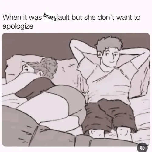 Brats do not know how to use the word “Sorry”