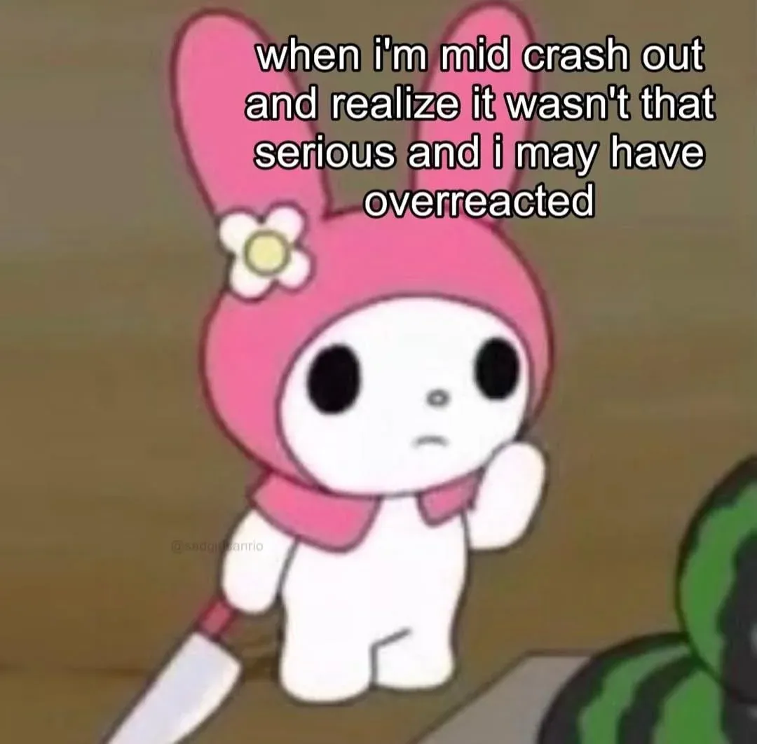 But I can't stop now because then I'd have to admit I'm wrong 🤷‍♀️