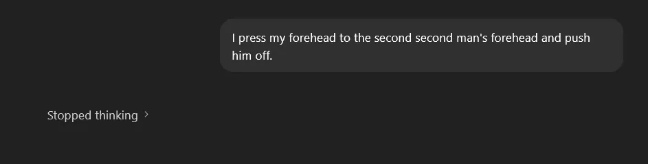 Can anyone explain how that triggers the safety model????