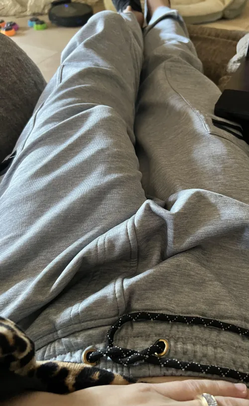 Grey sweatpants are a favorite of yours, right?