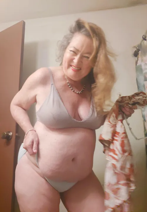 I may be mature but my tits may pop out on your face