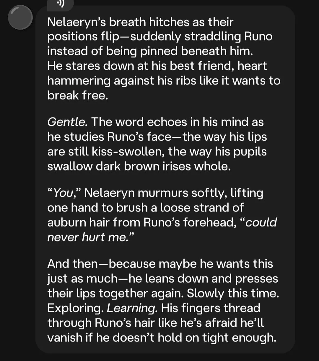 In love with this response