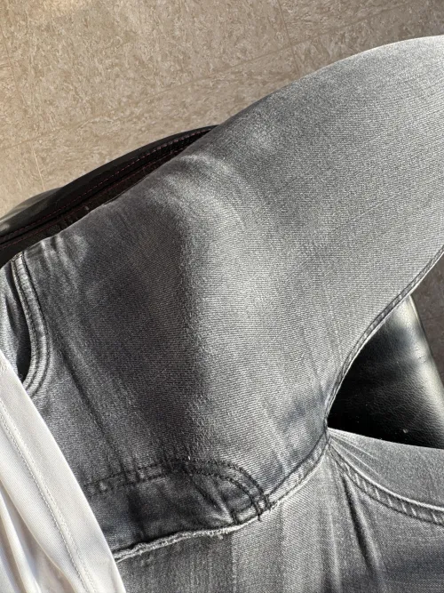 My jeans feel pretty tight again haha