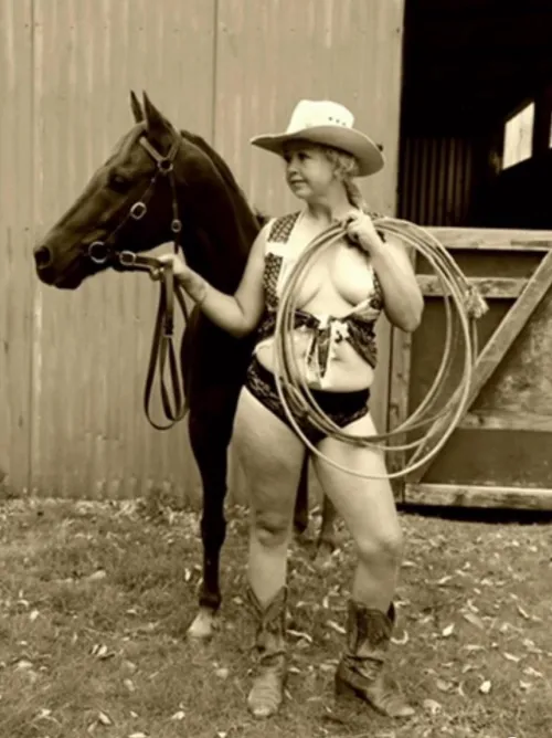 Pretty real cowgirl