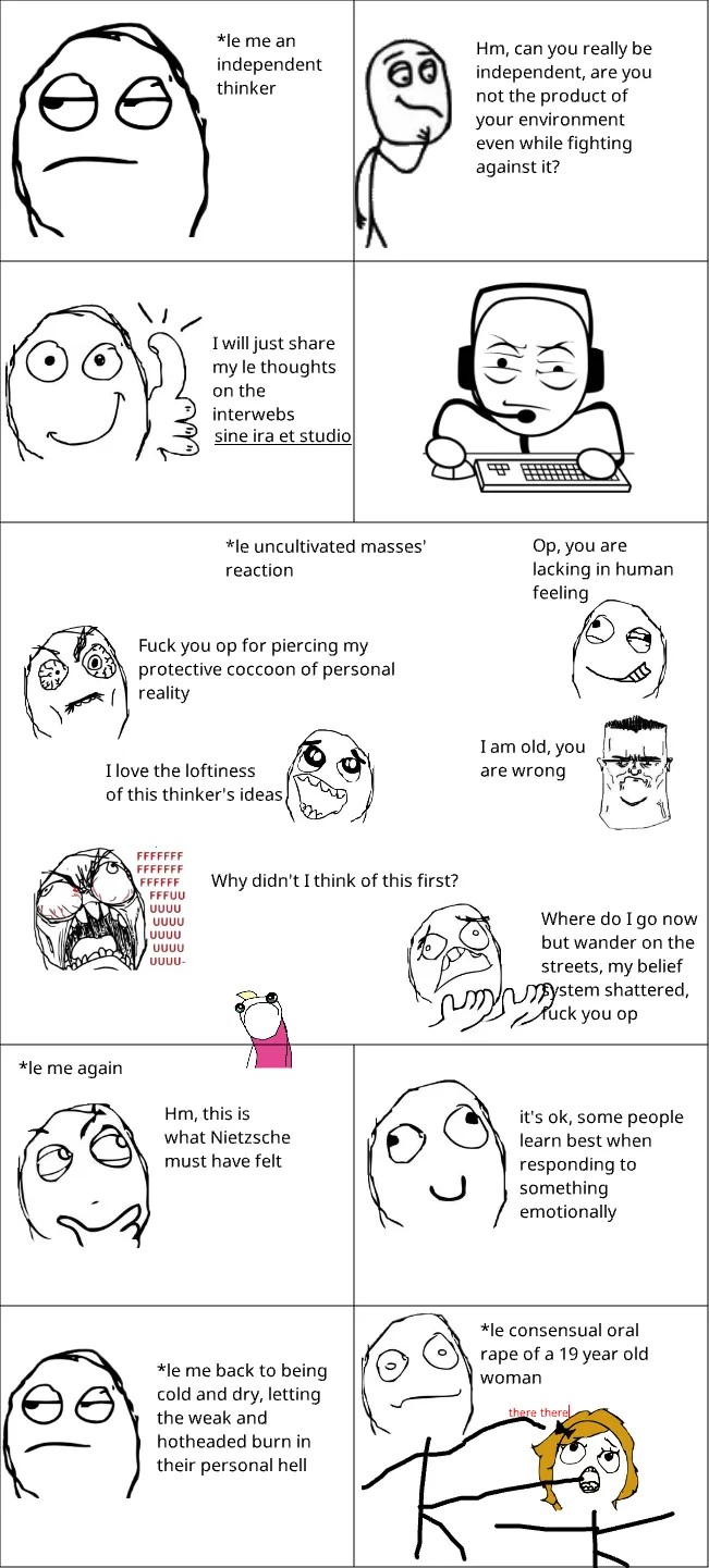 The abysses are for the deep, nuances for the refined