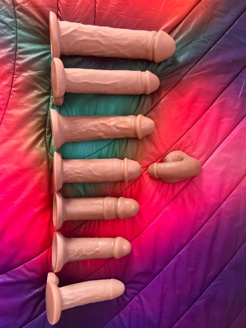 Vixskin collection!! Top to bottom- Gambler, Outlaw, Cash, Bronco, Maverick, Buck, Lonestar, Top- Mister Right.