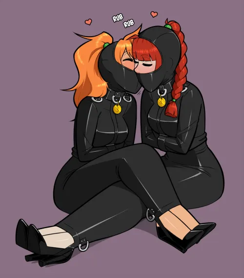 Awww we can't even kiss~~