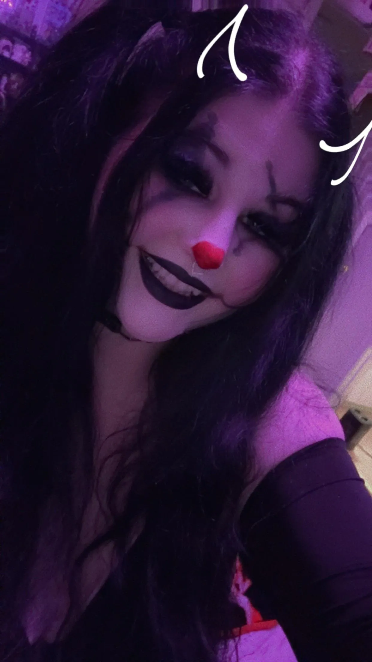 Chubby Crazy Clown Girl 🖤