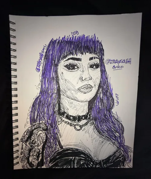 Drawing I recently did 💜
