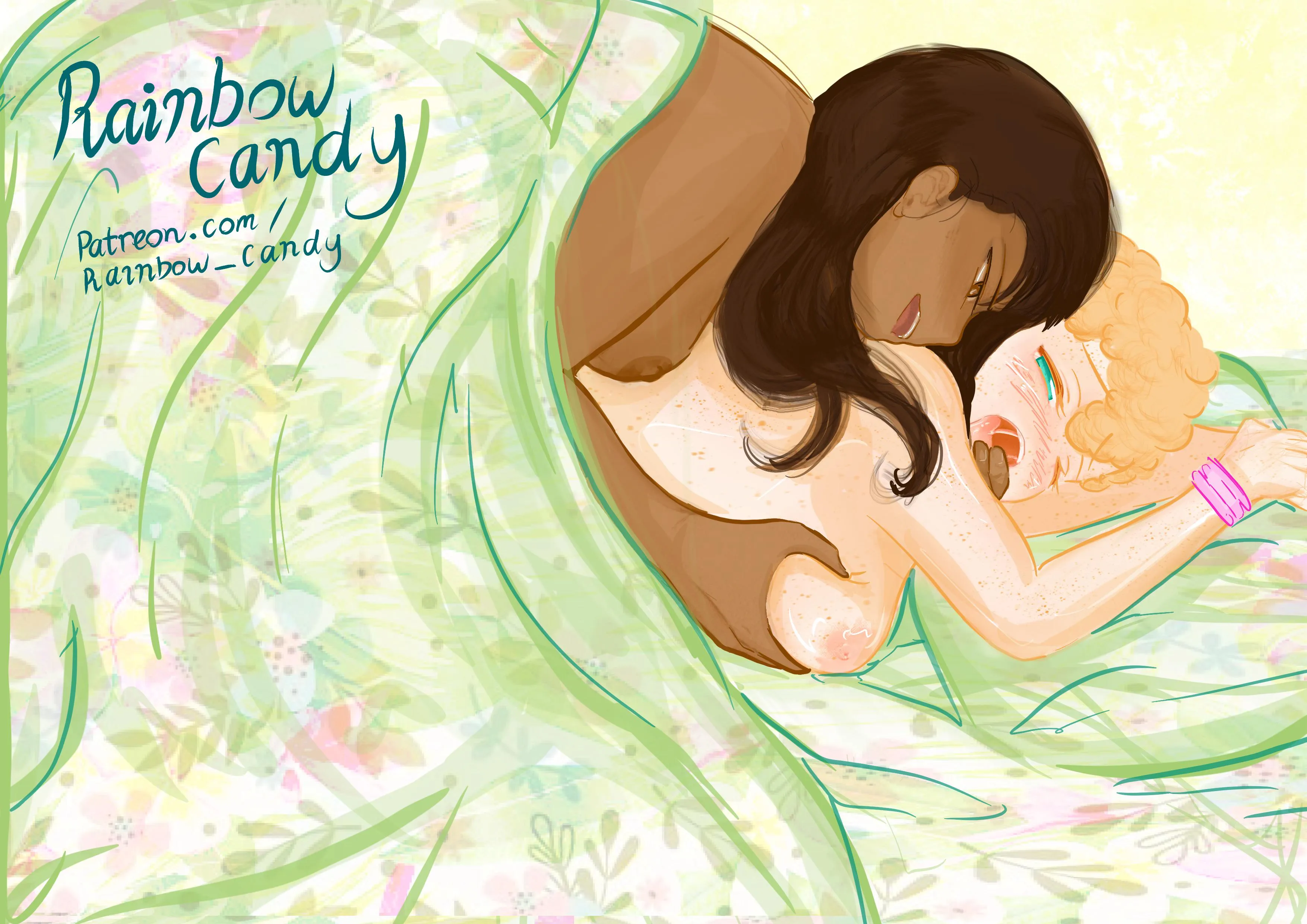 Hi everyone - here’s another picture I wanted to share with the group, from my trans sapphic webcomic. Thank you so much for being so welcoming! I hope you like it :3 (OC)