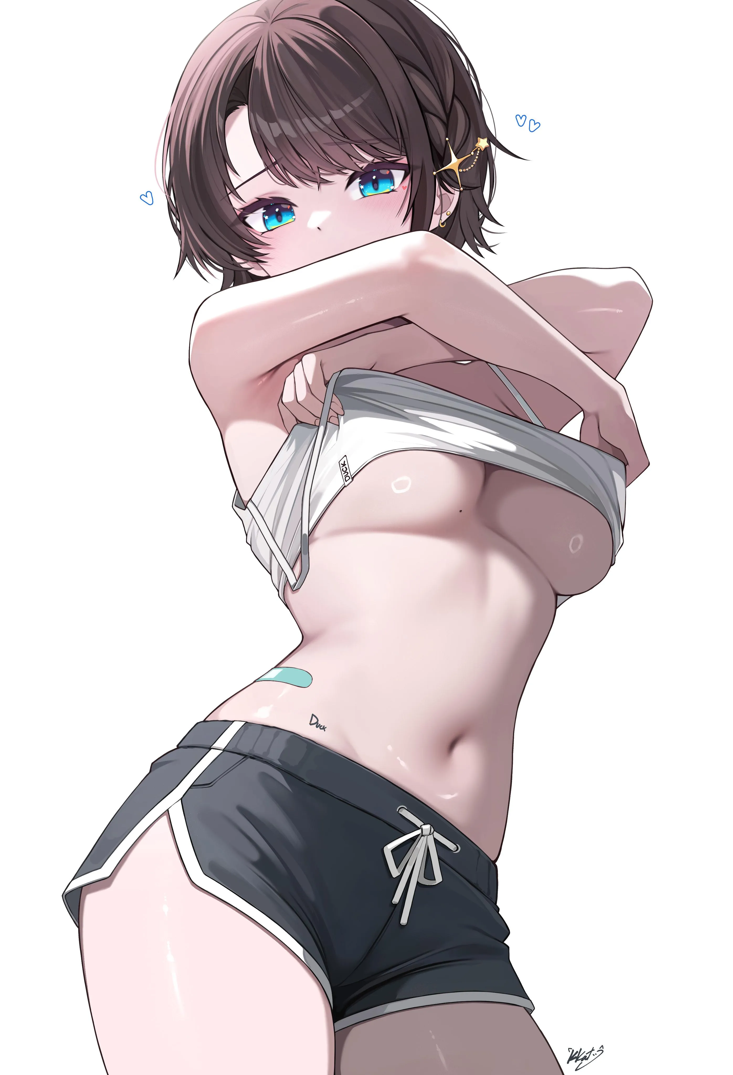 Subaru taking off her tank top (KKATO) [Hololive]