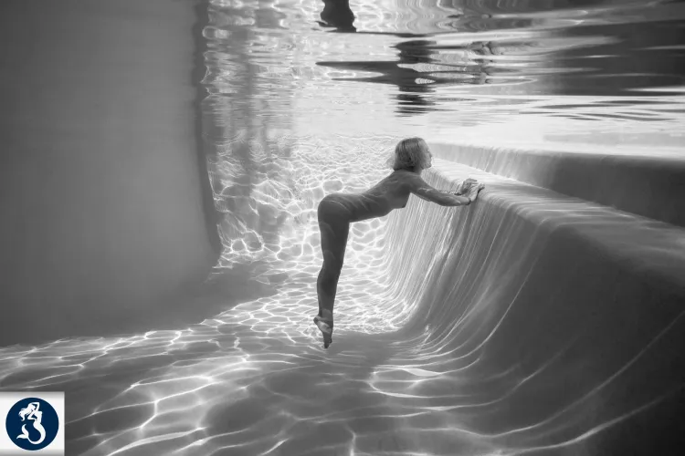 Underwater silhouette