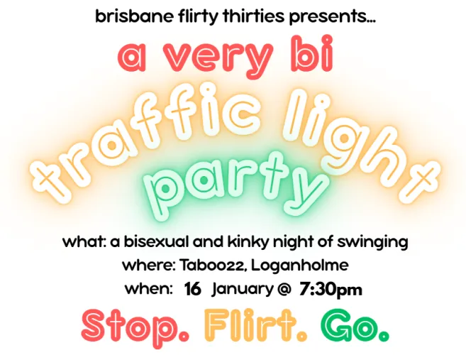 Save the Date - Very Bi Traffic Light Party - 31[F4R]