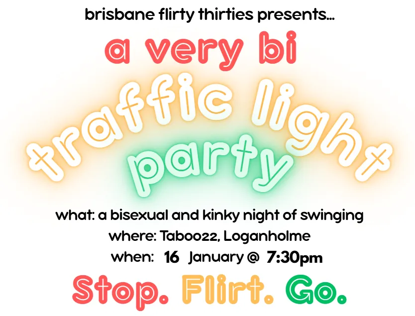 Save the Date - Very Bi Traffic Light Party - 31[F4R]