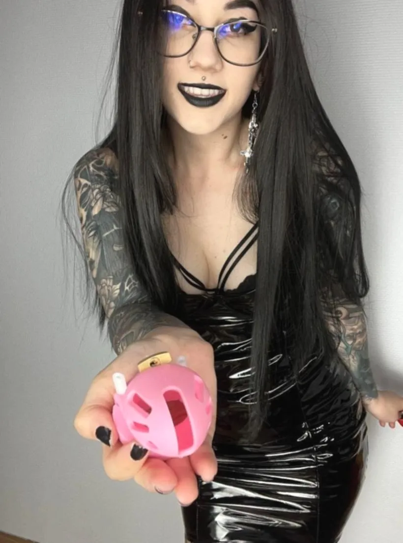 This cage holds you exactly where you belong. Quiet, desperate, completely mine