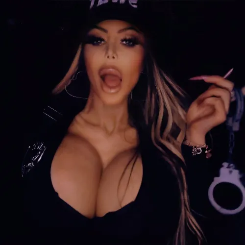 Danielle as a prison guard