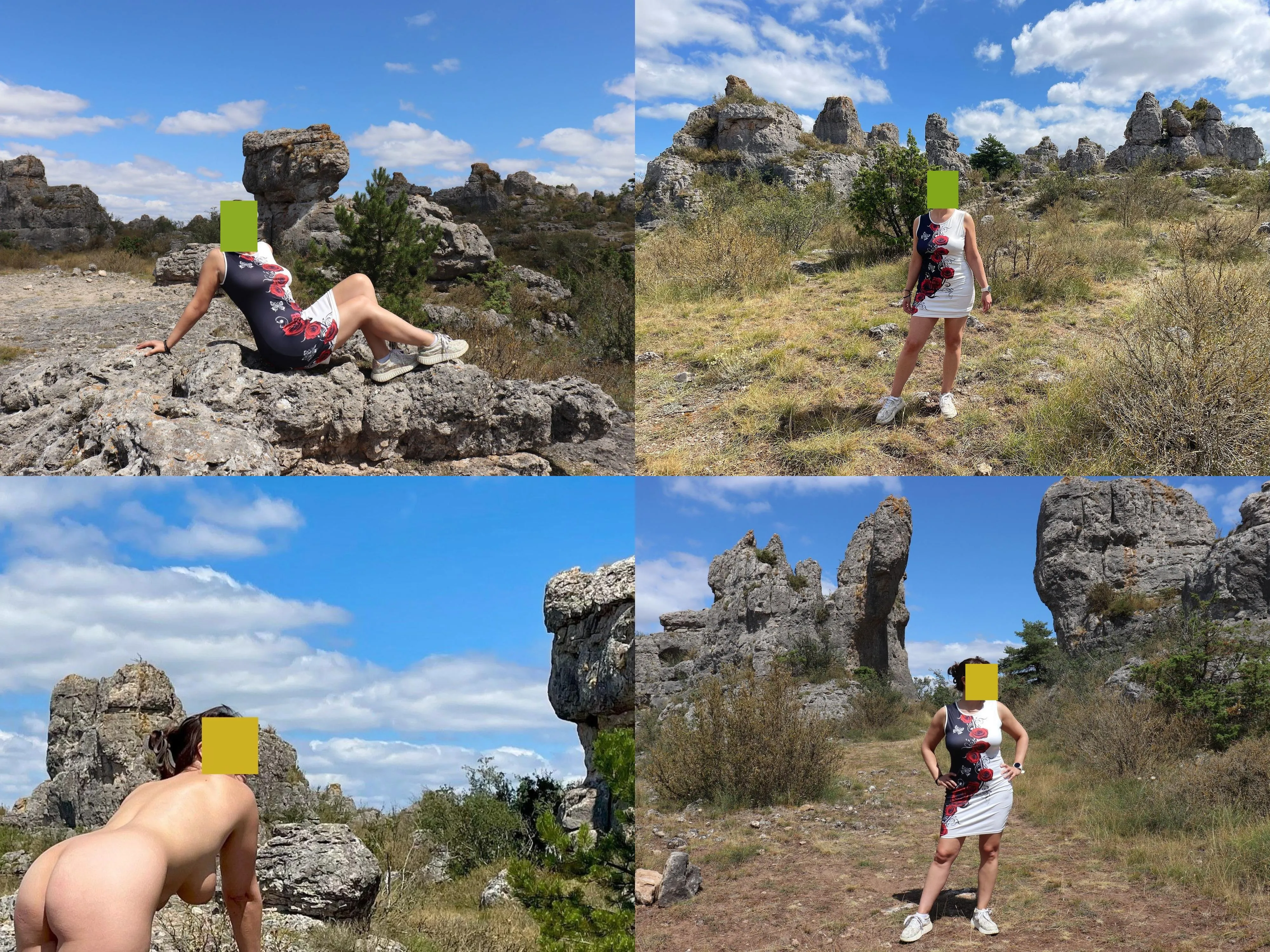 Dressed for the hike. Undressed for him. A wife in public, a toy in private