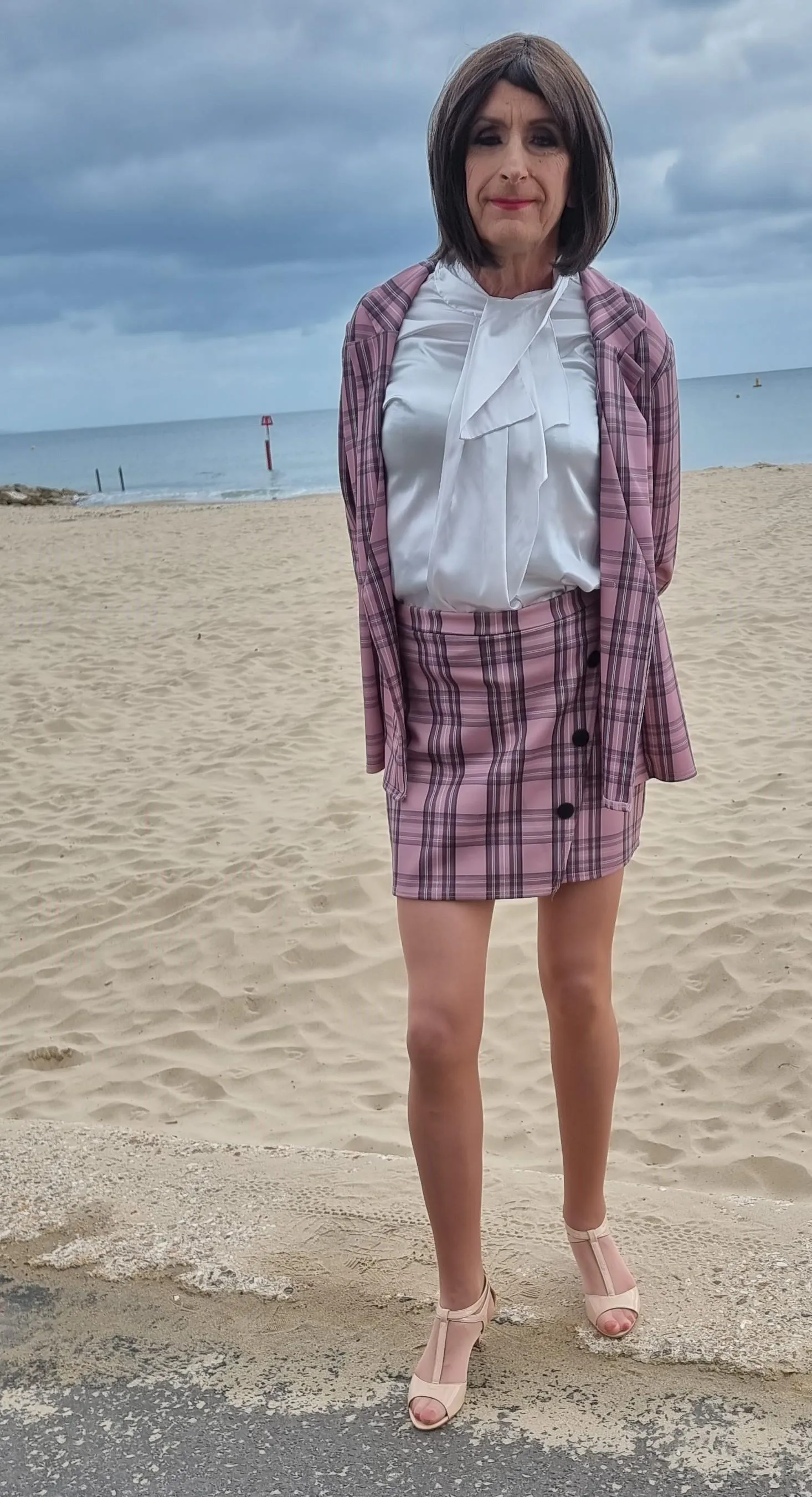 Pantyhose on the beach