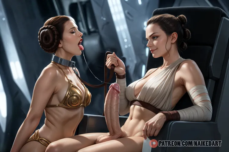 Princess Leia x Rey - Star Wars