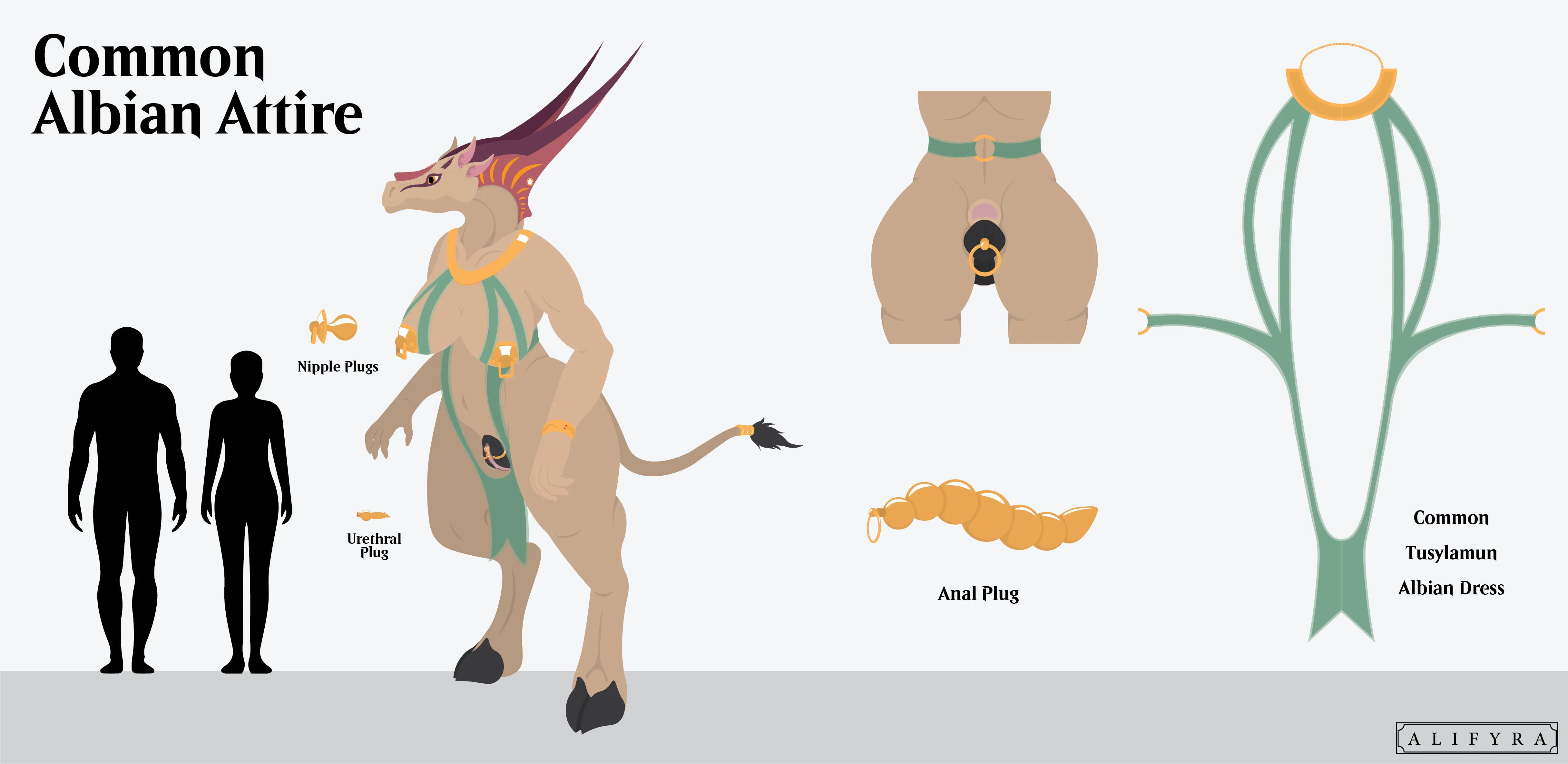 Common Albian Attire [F] (Art by me)