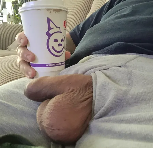 Softie with a coffee