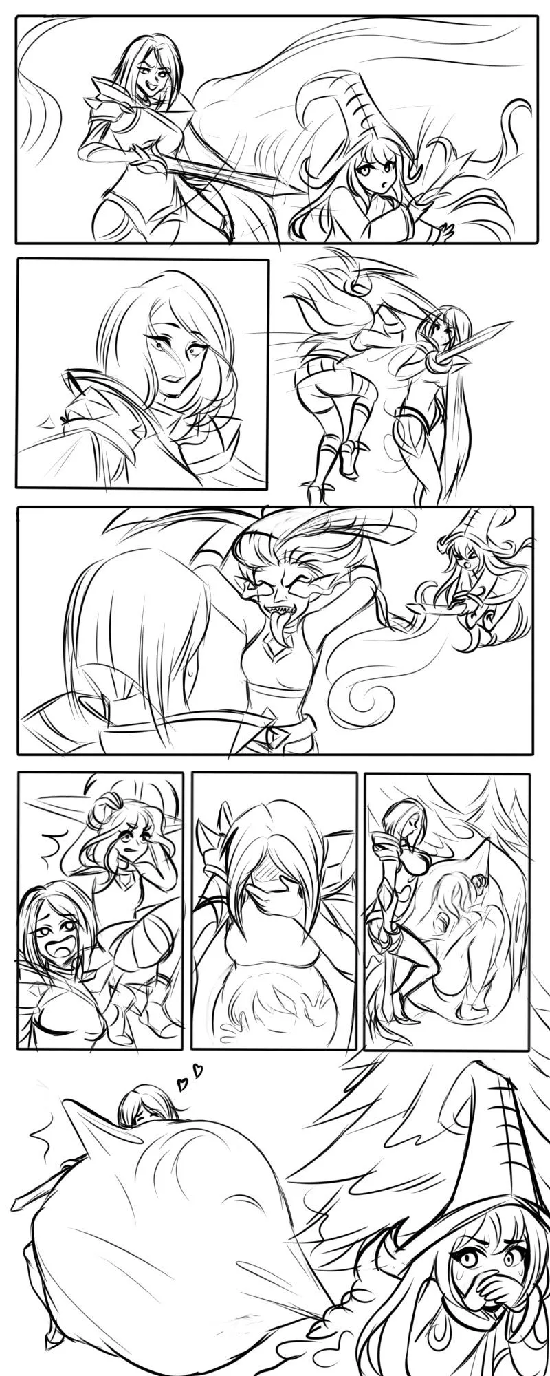 {comic} w.i.p Lulu’s R (papipo, comms open)