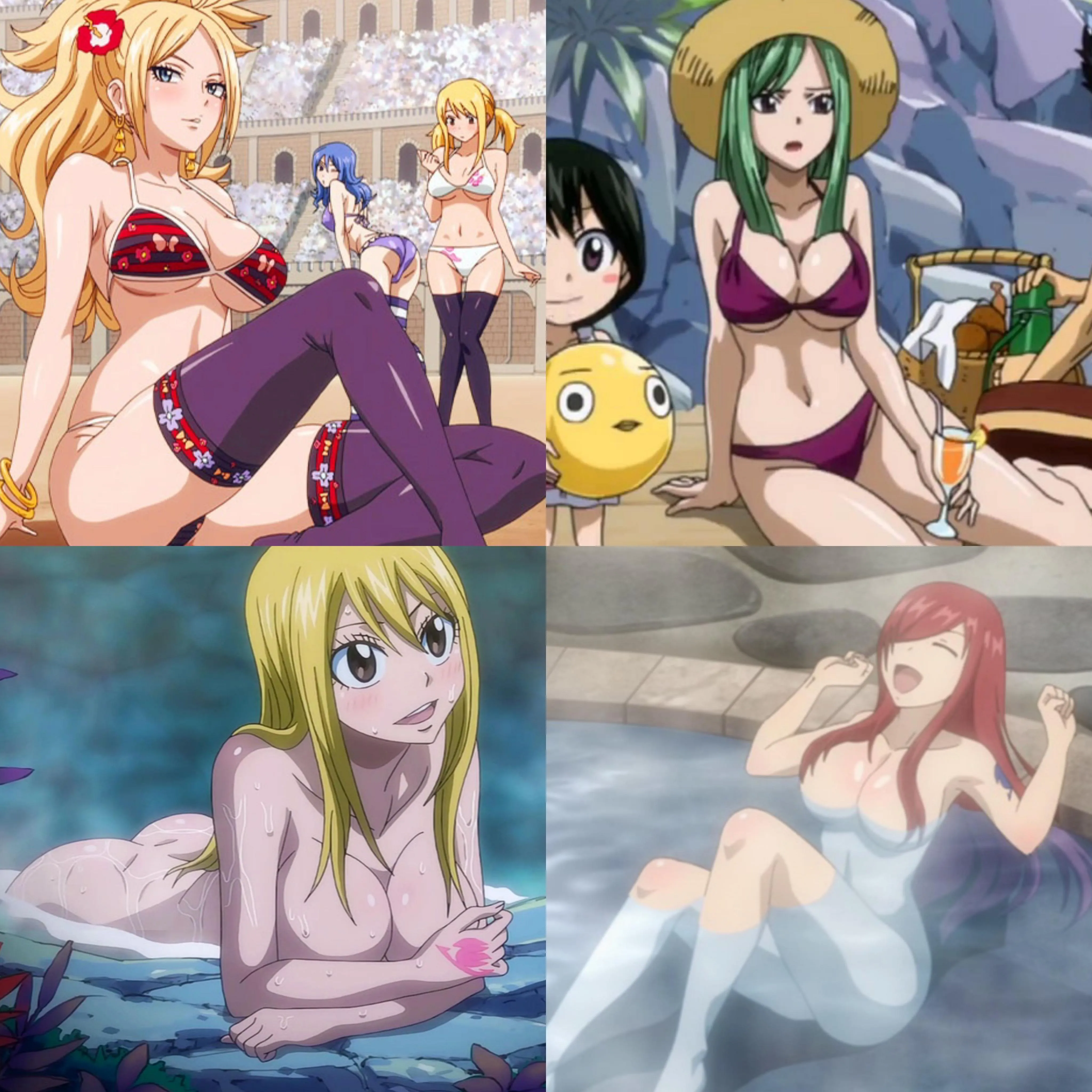 I think Fairy Tail should be NTR because these girls show their bodies to anyone but their boyfriends/Husbands🥵