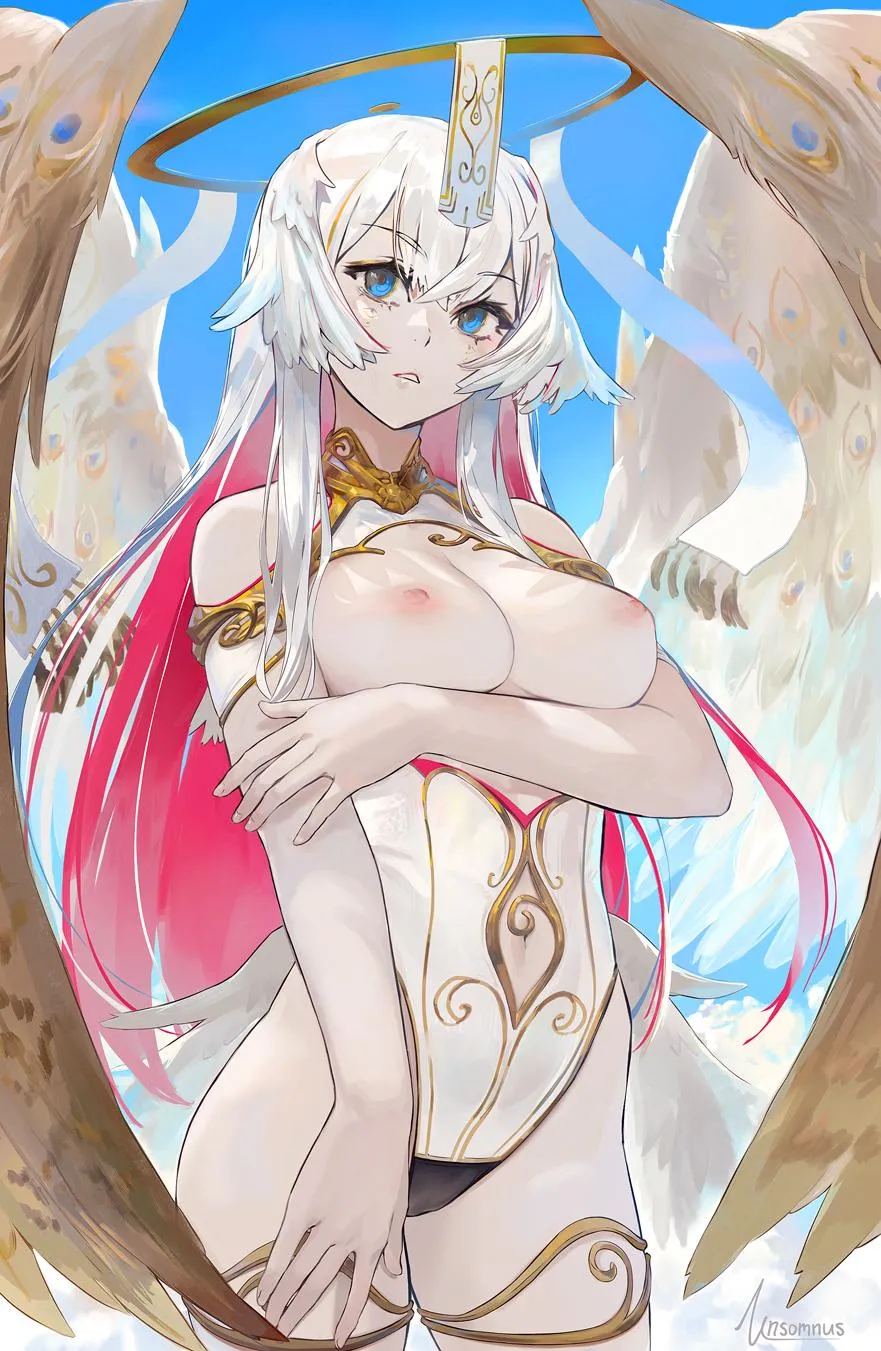 Pretty angel in heaven