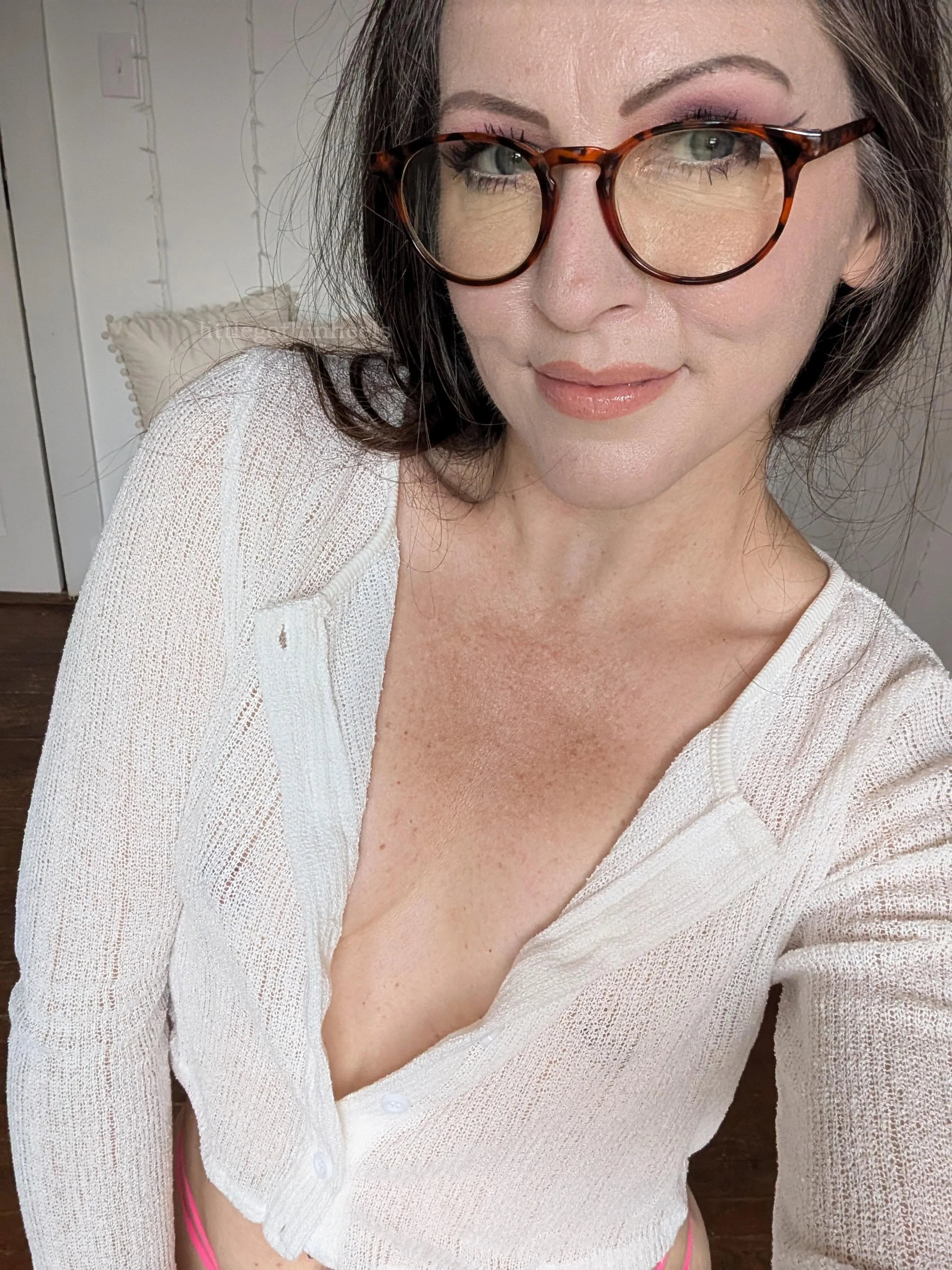 Selfie in my pjs and glasses