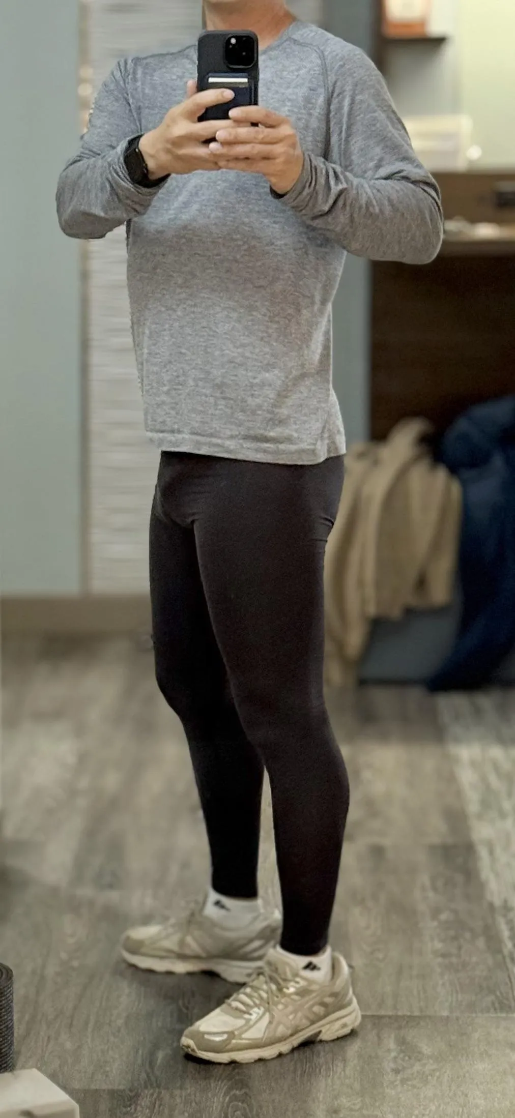 Went to the hotel gym