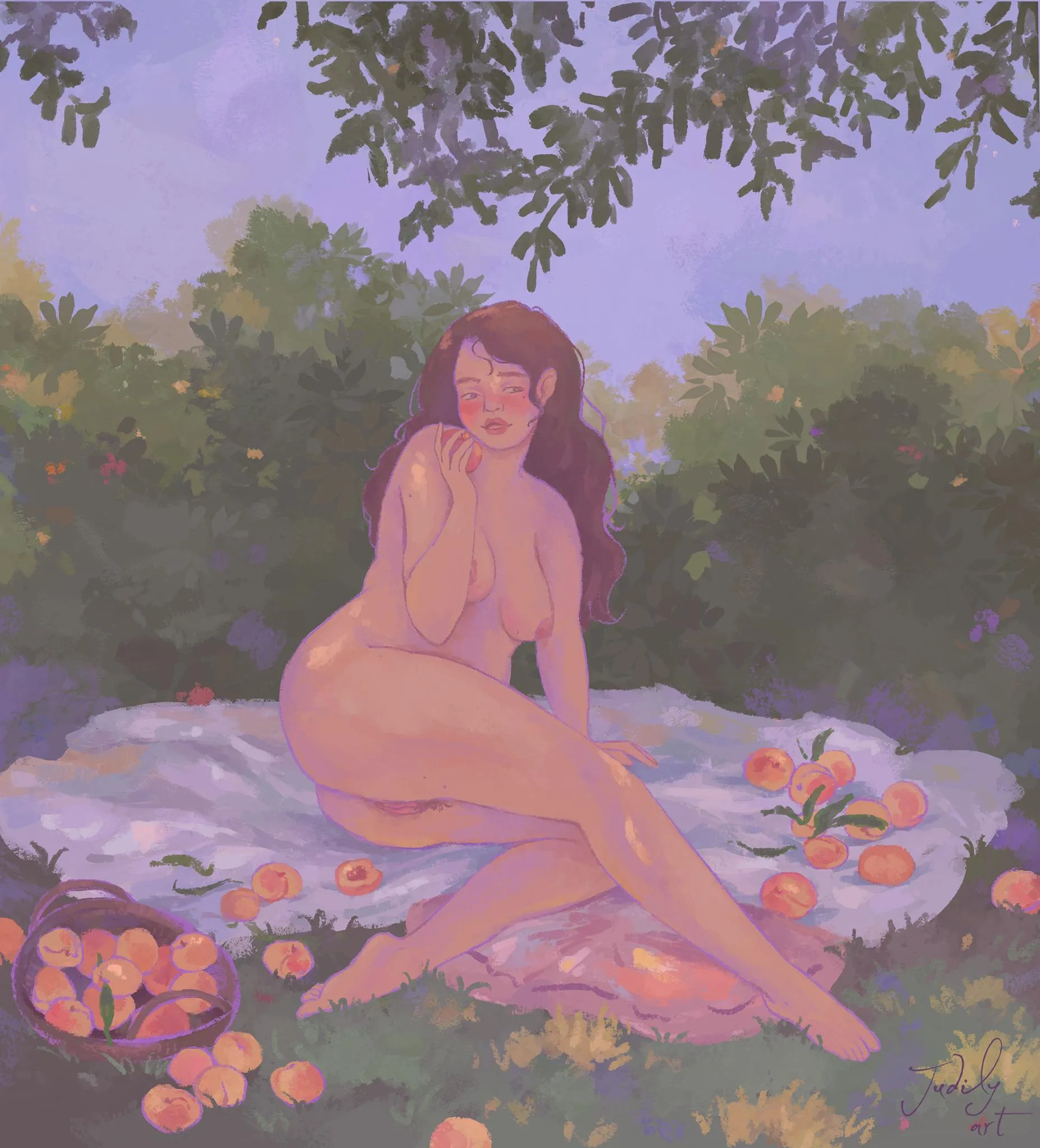 A peach craving hard to satiate [Original] (judilyart)