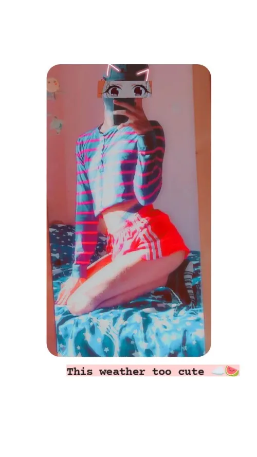 Can't wait to wear this cute femboy attire on a busy streets 🌃🤍