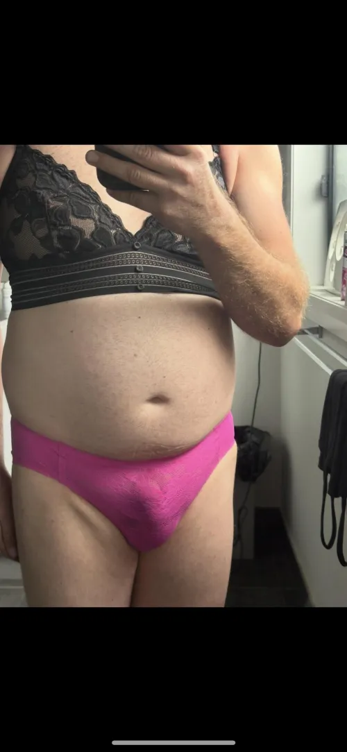 My wife’s panties my bra